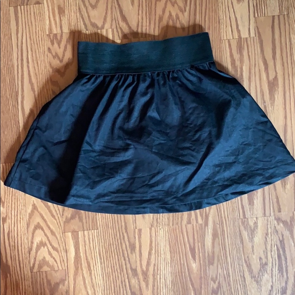 Black/ metallic black Miley Cyrus skirt